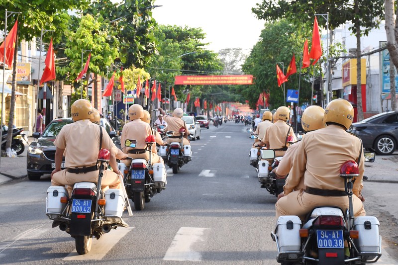 Trà Vinh: 3 lực lượng đảm bảo an ninh trật tự bầu cử - ảnh 1