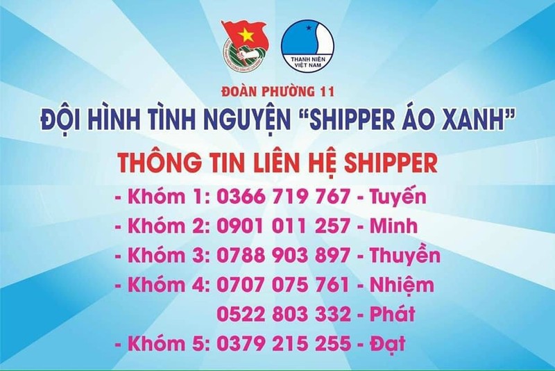 Đồng Tháp: Đội 'Shipper áo xanh' giúp người dân ở khu phong tỏa đi chợ - ảnh 7