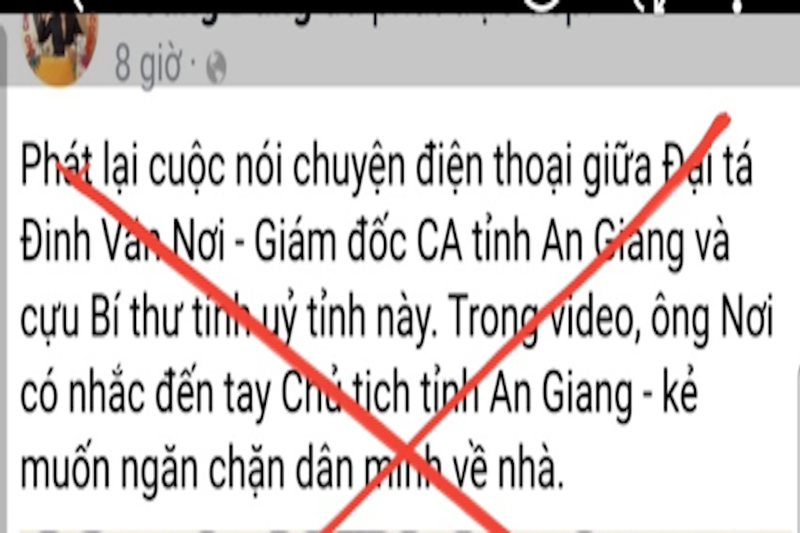 Giám đốc Công an An Giang nói về đoạn ghi âm lan truyền trên mạng - ảnh 1