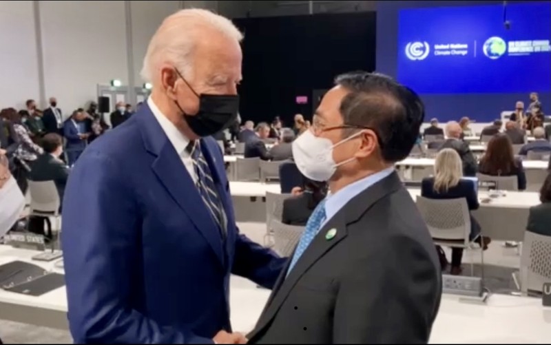 Tại COP26, Thủ tướng Phạm Minh Chính có cuộc gặp với Tổng thống Joe Biden - ảnh 1