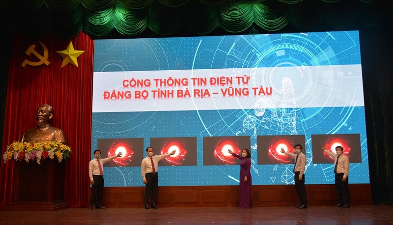 Bà Rịa - Vũng Tàu ra mắt Cổng thông tin điện tử Đảng bộ tỉnh - ảnh 1