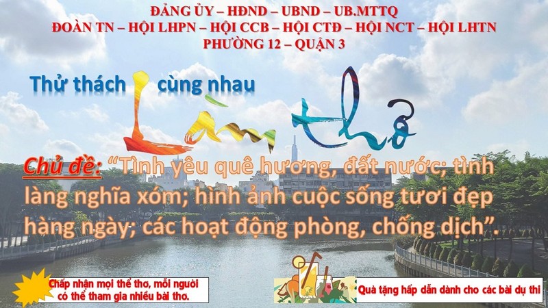 Người dân trong khu vực phong tỏa hào hứng thi nấu ăn, làm thơ  - ảnh 2