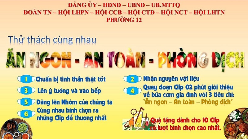 Người dân trong khu vực phong tỏa hào hứng thi nấu ăn, làm thơ  - ảnh 1