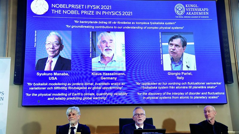 Nobel Vật lý 2021 vinh danh công trình theo dõi biến đổi khí hậu - ảnh 1