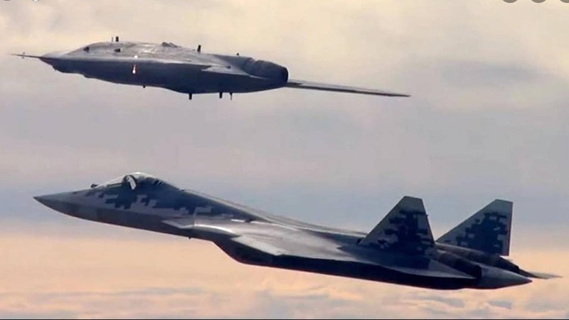 Cặp sát thủ Su-57 và Hunter-B của Nga đem đến 'ác mộng' cho Không quân Mỹ? - ảnh 1