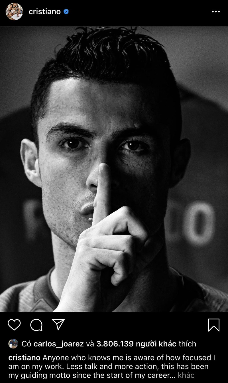 Ronaldo nóng giận vì những thông tin thêu dệt - ảnh 3