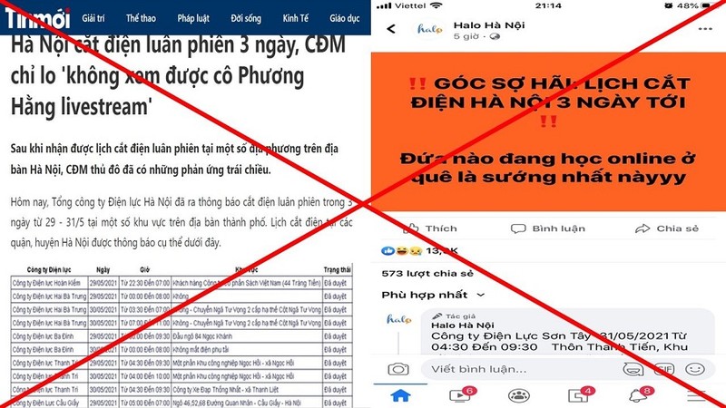 EVNHANOI bác thông tin cắt điện luân phiên - ảnh 1