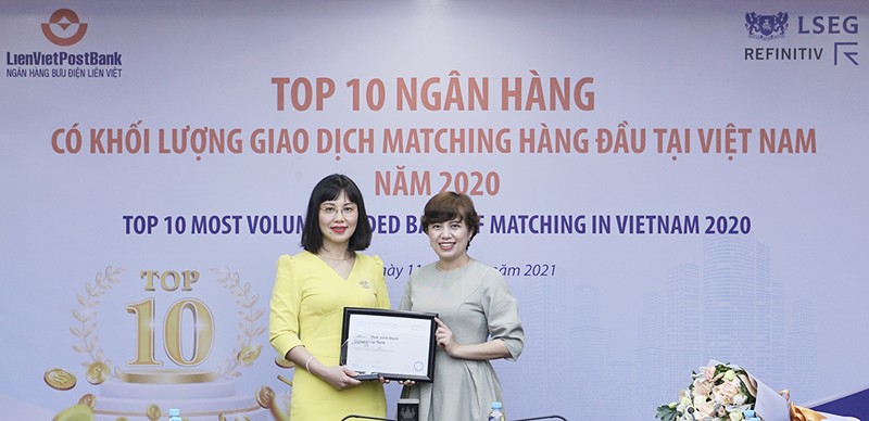 LienVietPostBank: Top 10 có khối lượng giao dịch Matching lớn - ảnh 1