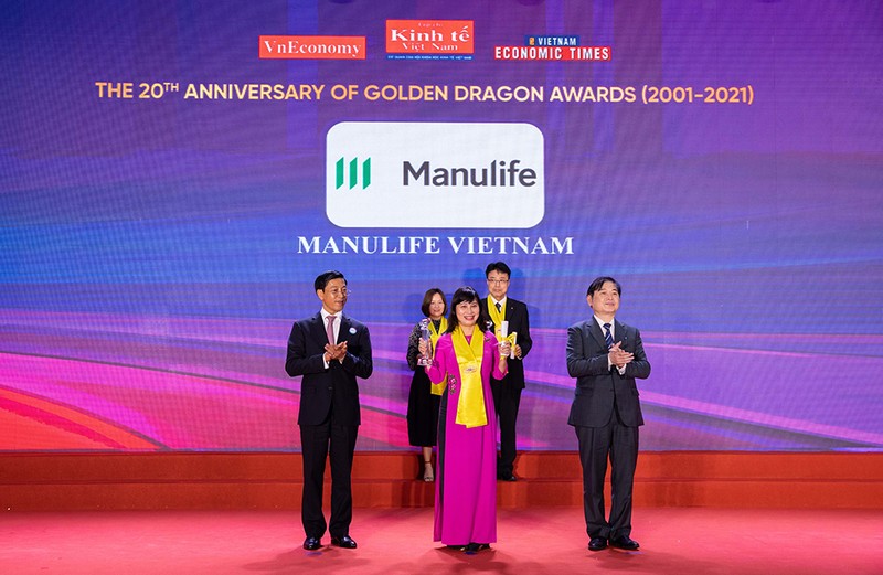 Manulife Việt Nam nhận giải thưởng Rồng Vàng 2020 - ảnh 1