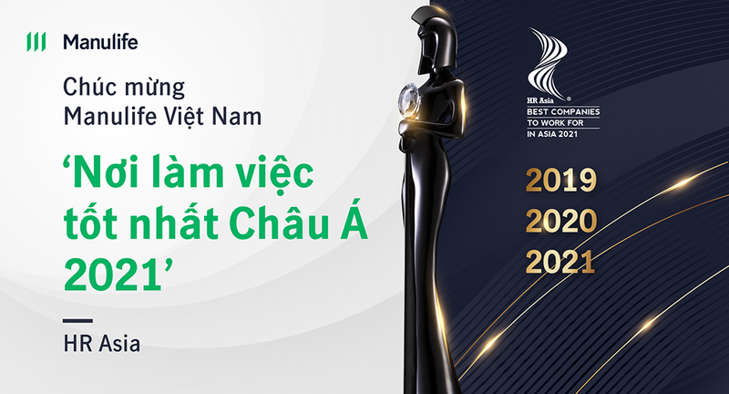 Manulife Việt Nam nhận giải thưởng “Nơi làm việc tốt nhất châu Á 2021” - ảnh 1