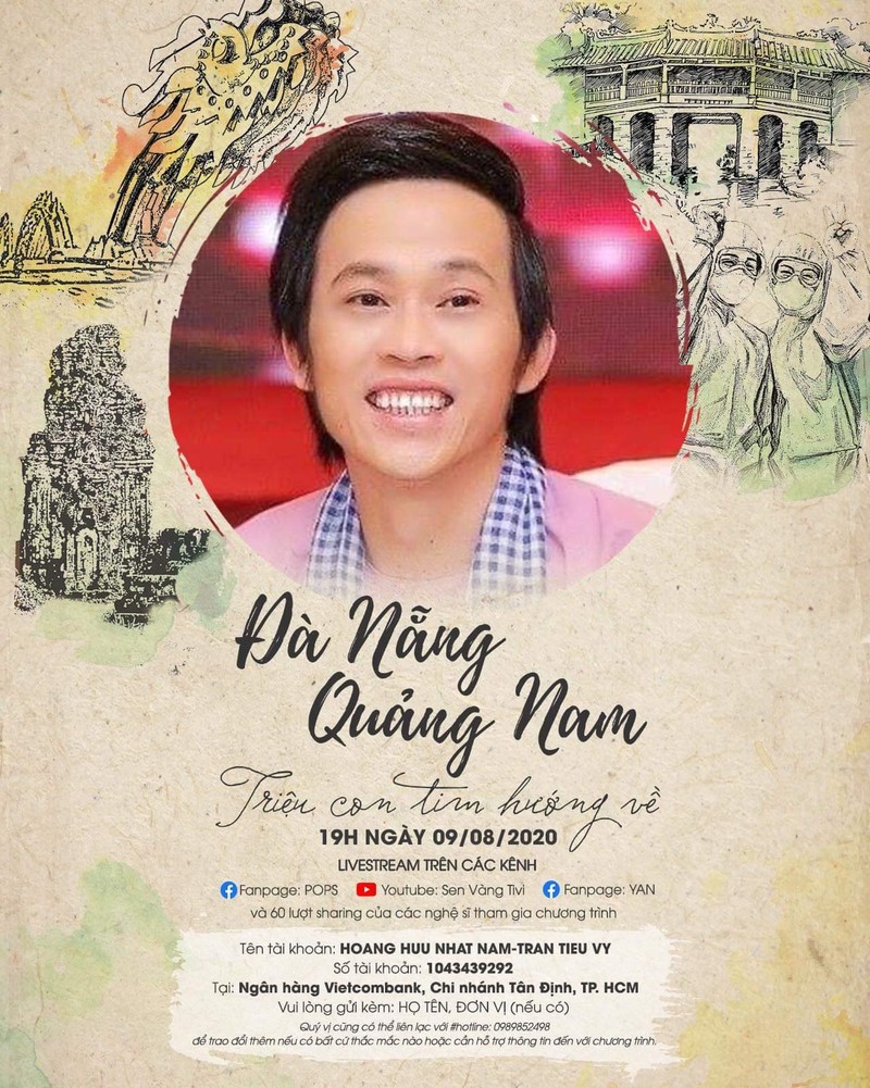Sao Việt chung tay hướng về Đà Nẵng, Hoài Linh làm thơ - ảnh 10