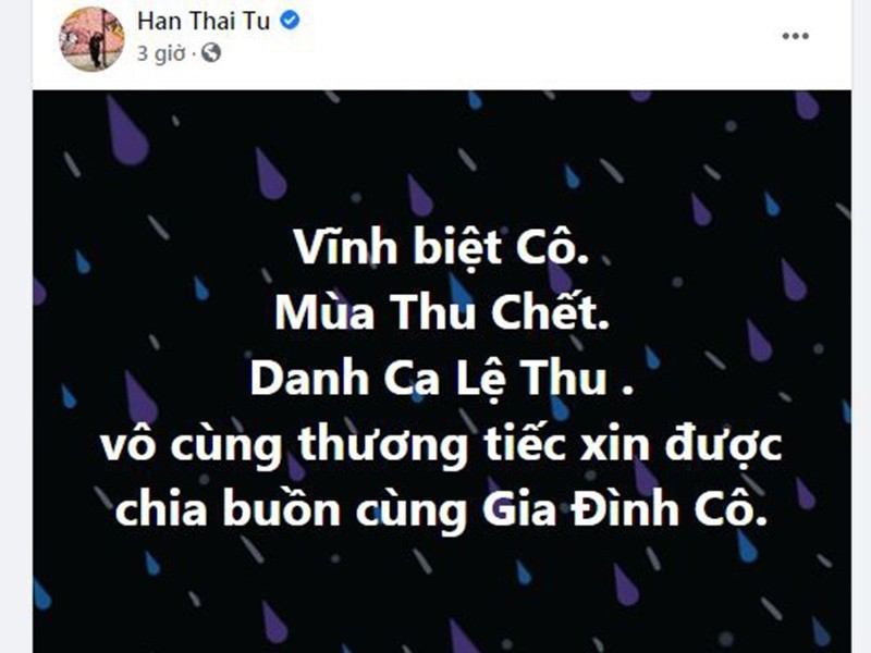 Hoài Linh và sao Việt tiếc thương danh ca Lệ Thu - ảnh 9