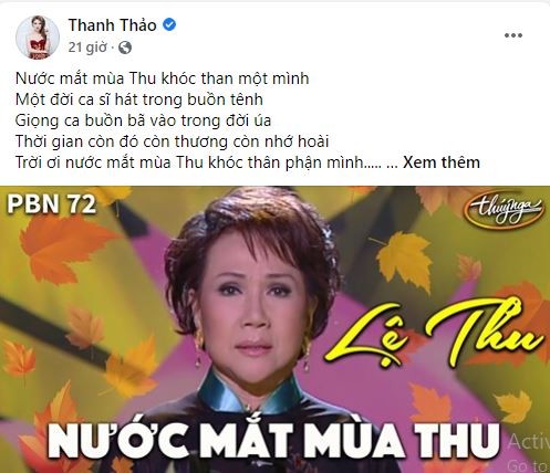 Hoài Linh và sao Việt tiếc thương danh ca Lệ Thu - ảnh 5