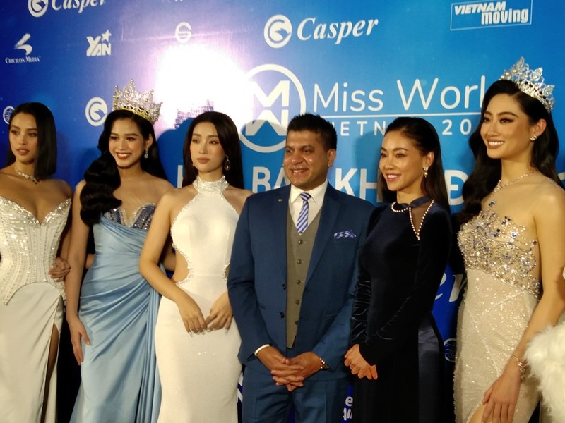 Mr Đàm lạc giữa dàn người đẹp ở Miss World Vietnam 2021 - ảnh 9