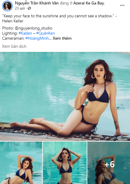 Khánh Vân tung bộ ảnh bikini gợi cảm trước thềm Miss Universe - ảnh 10