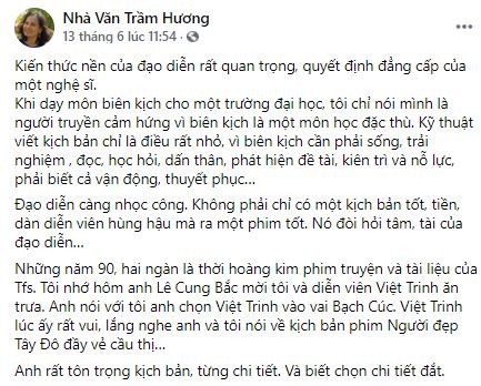 Nhà văn Trầm Hương nhớ đạo diễn Lê Cung Bắc của 'Người đẹp Tây Đô' - ảnh 2