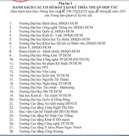 Sinh viên 28 trường đại học bắt đầu được đăng ký nội trú KTX ĐHQG TP.HCM - ảnh 1