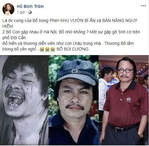 Sao Việt thương tiếc khi biết tin nghệ sĩ Bùi Cường qua đời - ảnh 3