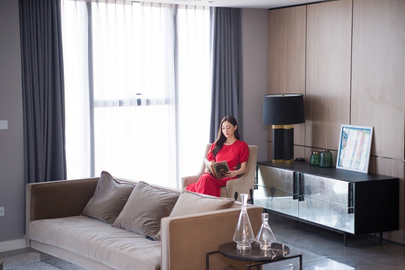 Lương Thùy Linh lần đầu khoe penthouse ở Hà Nội - ảnh 3