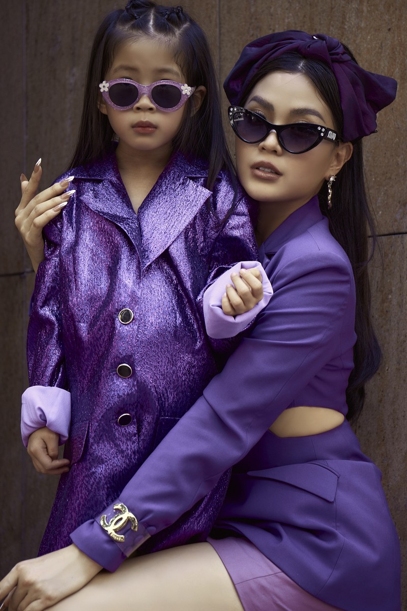 Á hậu Diễm Trang cùng con gái chụp ảnh streetstyle - ảnh 2