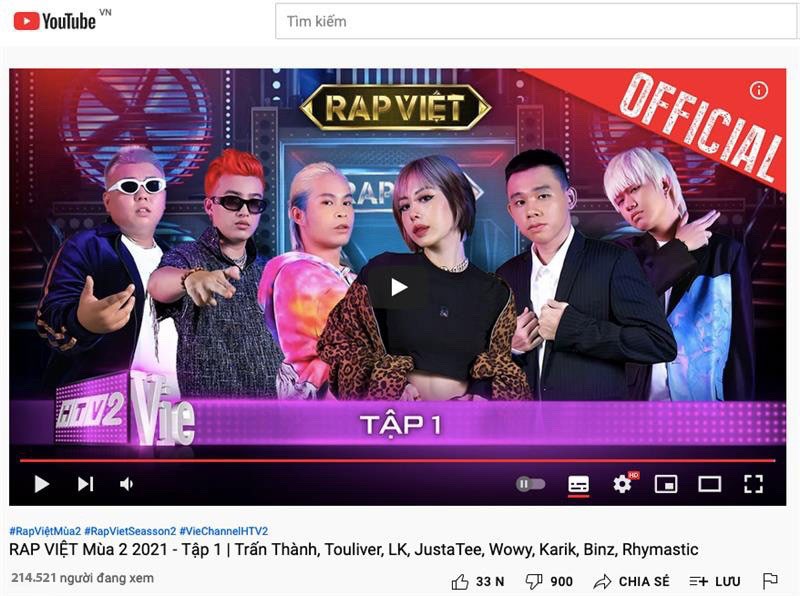 Rap Việt mùa 2 ghi dấu ấn với những con số ấn tượng trong tập đầu tiên - ảnh 2