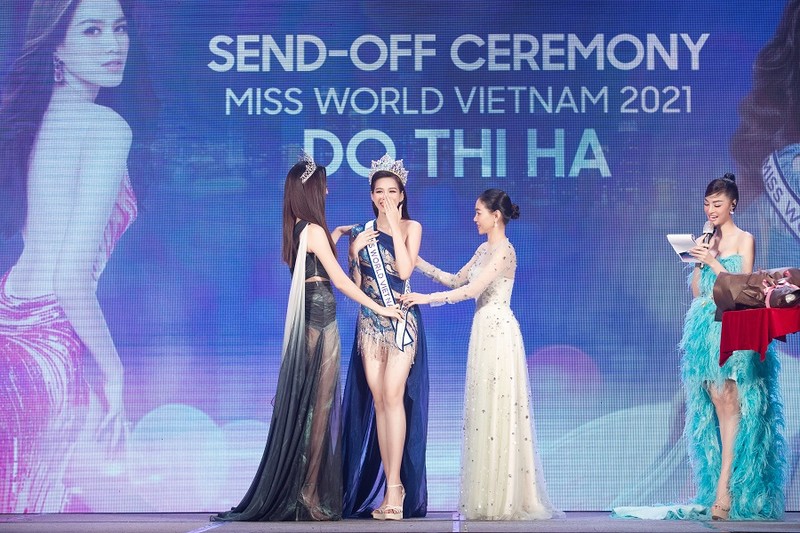 Lễ trao sash và công bố trang phục của hoa hậu Đỗ Hà tại Miss World 2021 - ảnh 2