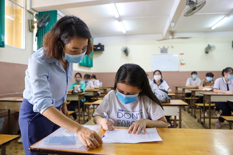 Gác lo lắng mùa dịch, thí sinh vui vẻ, sẵn sàng cho ngày thi  - ảnh 5