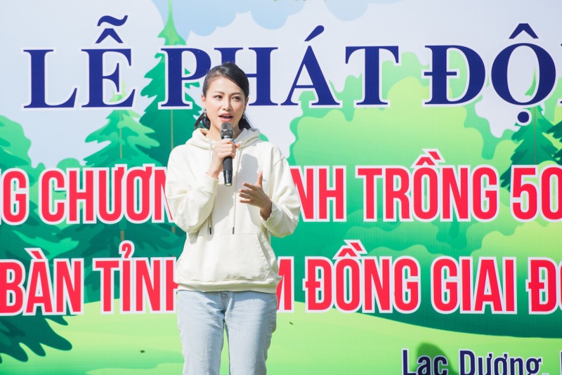 Dàn mỹ nhân Miss Earth Việt Nam đi trồng cây - ảnh 4