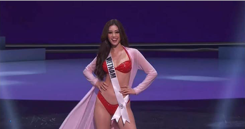 Ngắm Khánh Vân thi dạ hội tại Bán kết Miss Universe - ảnh 4