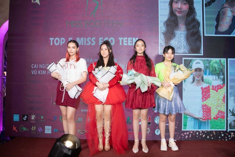 Trịnh Kim Chi và dàn sao Việt gặp gỡ Tốp 5 Miss Eco Teen - ảnh 7