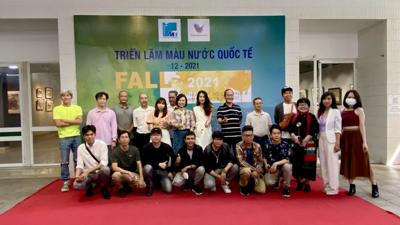 Triển lãm tranh Màu nước Quốc tế mùa thu 2021 - ảnh 13