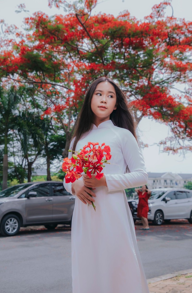Nhan sắc đời thường khả ái của nữ sinh Việt Nam đăng quang Miss Eco Teen - ảnh 1