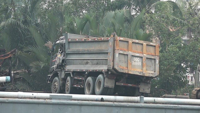 Cận cảnh chiếc xe ben 'khủng' gây sập cầu Long Kiểng - ảnh 2