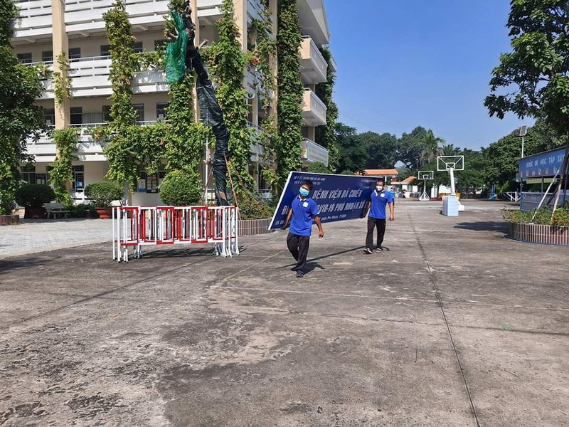 Quận Phú Nhuận ngừng hoạt động bệnh viện dã chiến điều trị COVID-19 số 1   - ảnh 1