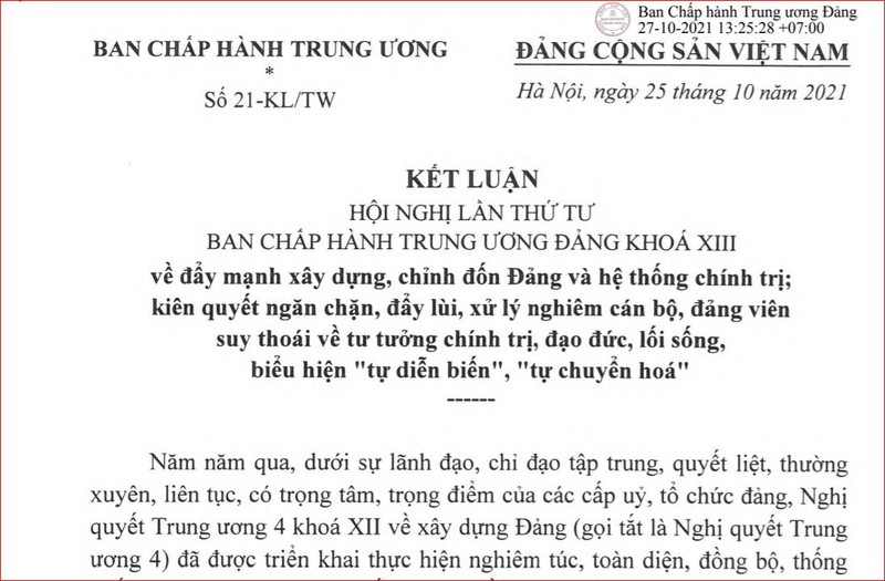 Tăng kiểm soát tài sản của cán bộ thuộc diện Bộ Chính trị, Ban Bí thư quản lý - ảnh 1