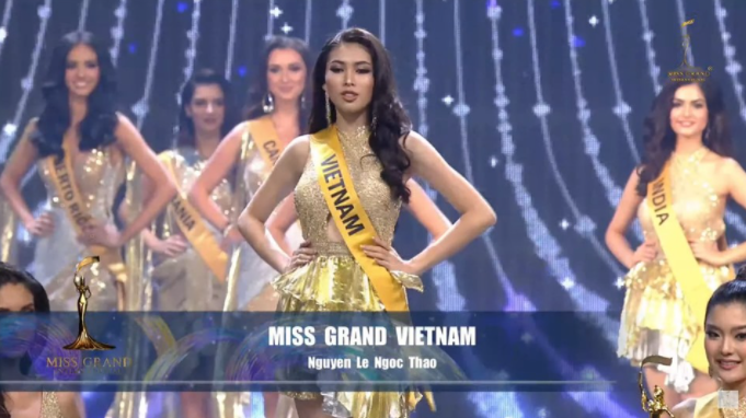 Á hậu Ngọc Thảo chia tay tốp 20 Miss Grand International 2020 - ảnh 2