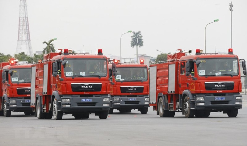 Chùm ảnh: Lễ xuất quân, diễn tập phương án bảo vệ Đại hội Đảng - ảnh 13