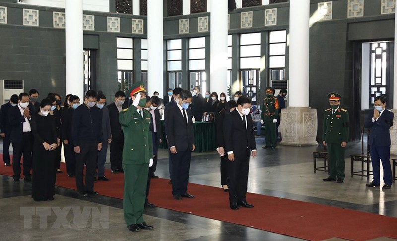 Lễ viếng nguyên Phó thủ tướng Trương Vĩnh Trọng tại Hà Nội - ảnh 6