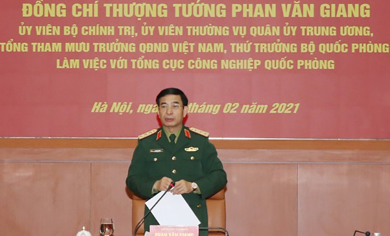 Thứ trưởng Bộ Quốc phòng làm việc với hai Tổng cục - ảnh 1