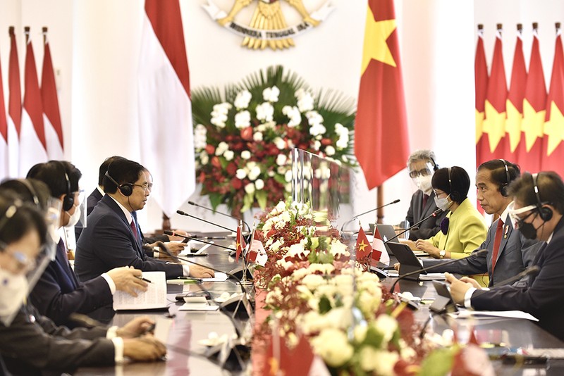 Hình ảnh chuyến công du đầu tiên của Thủ tướng Phạm Minh Chính - ảnh 4