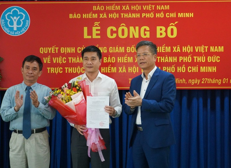 Công bố nhân sự cơ quan BHXH TP Thủ Đức - ảnh 1