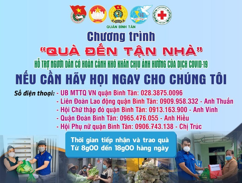 TP.HCM: Các số điện thoại cần cho người khó khăn trong mùa dịch  - ảnh 13