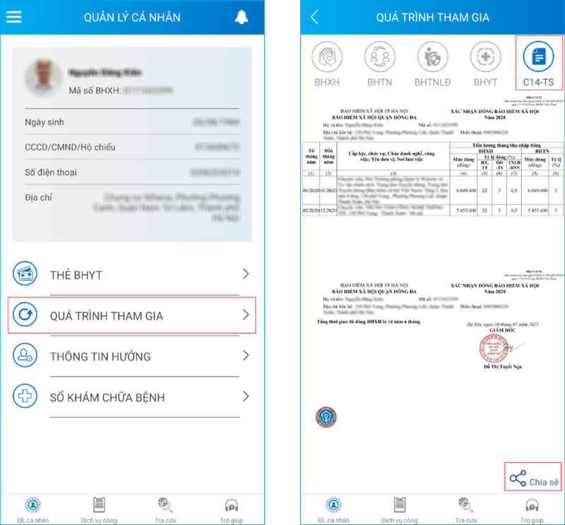 Ứng dụng VssID cung cấp nhiều tiện lợi cho người tham gia BHXH - ảnh 1