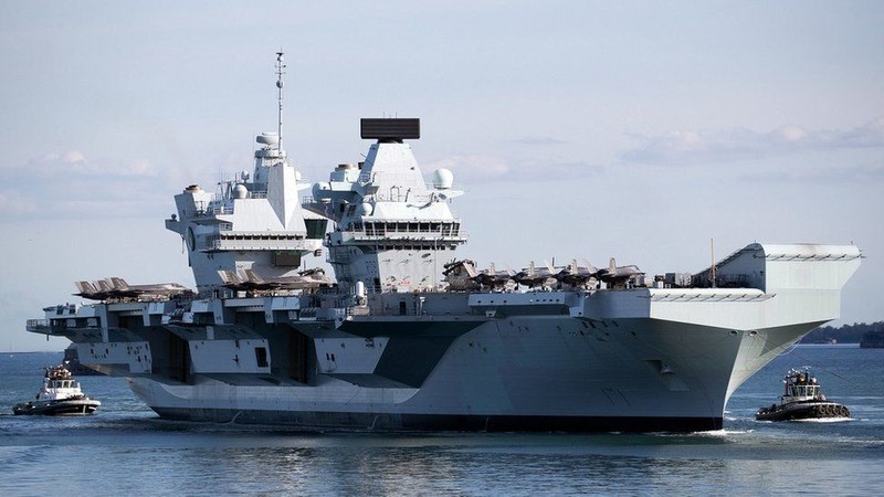 Nhóm tác chiến tàu sân bay HMS Queen Elizabeth của Anh đến Biển Đông  - ảnh 1