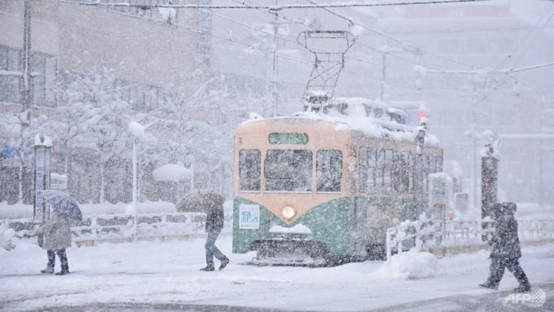 Chùm ảnh: Tuyết rơi dày kỷ lục gây hỗn loạn giao thông ở Nhật  - ảnh 4