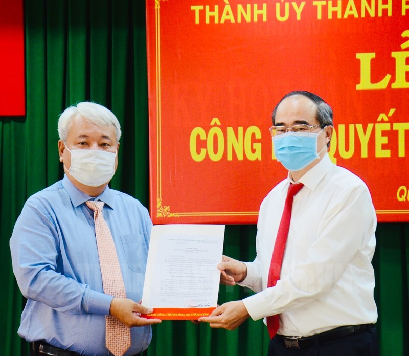 Ông Võ Khắc Thái làm Bí thư quận 7 - ảnh 1