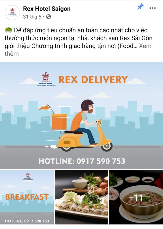 Khách sạn 5 sao bán đồ ăn online giá 'phải chăng', giao hàng tận cửa - ảnh 1