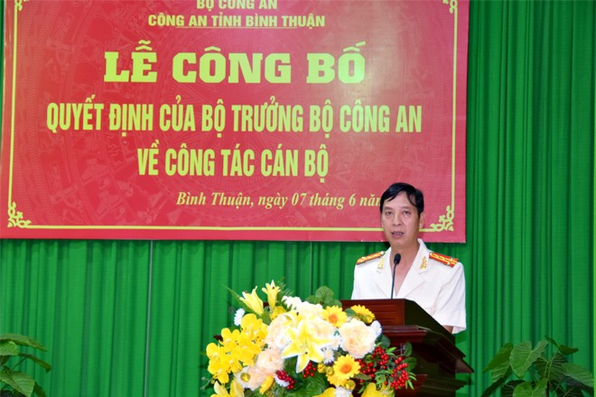 Trưởng Công an cửa khẩu Tân Sơn Nhất làm Phó Giám đốc Công an Bình Thuận - ảnh 1