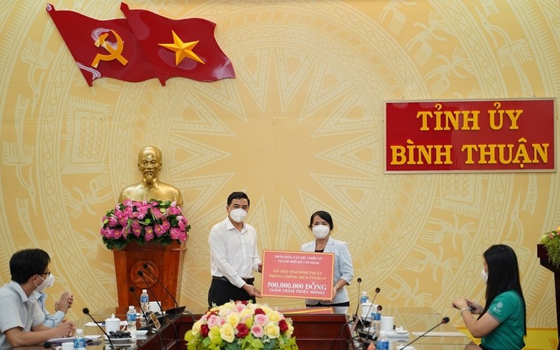 Bình Thuận luôn hướng về TP.HCM trong thời gian dịch bệnh khó khăn - ảnh 1