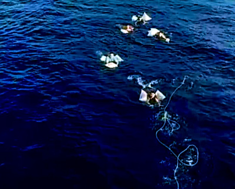 Tàu cháy, 13 thuyền viên nhảy xuống biển ôm thùng xốp chờ cứu nạn   - ảnh 2